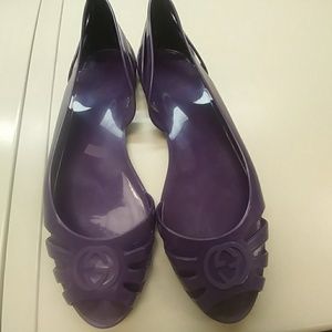 Gucci GG Jelly Flats